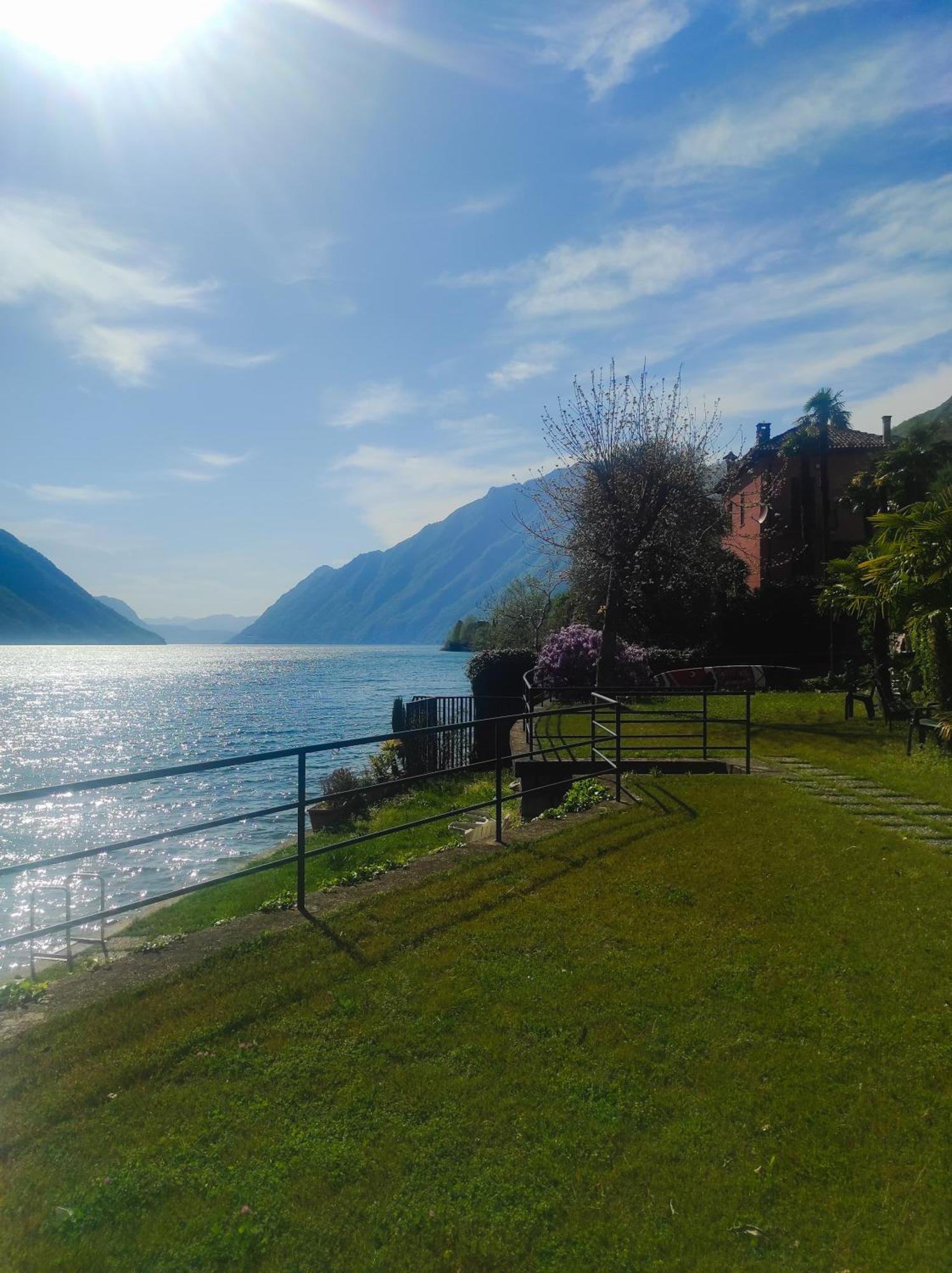 Lfsuite Luganolake Terrazza Spiaggia Privata Parking Wi-Fi Netflix Порлецца Экстерьер фото